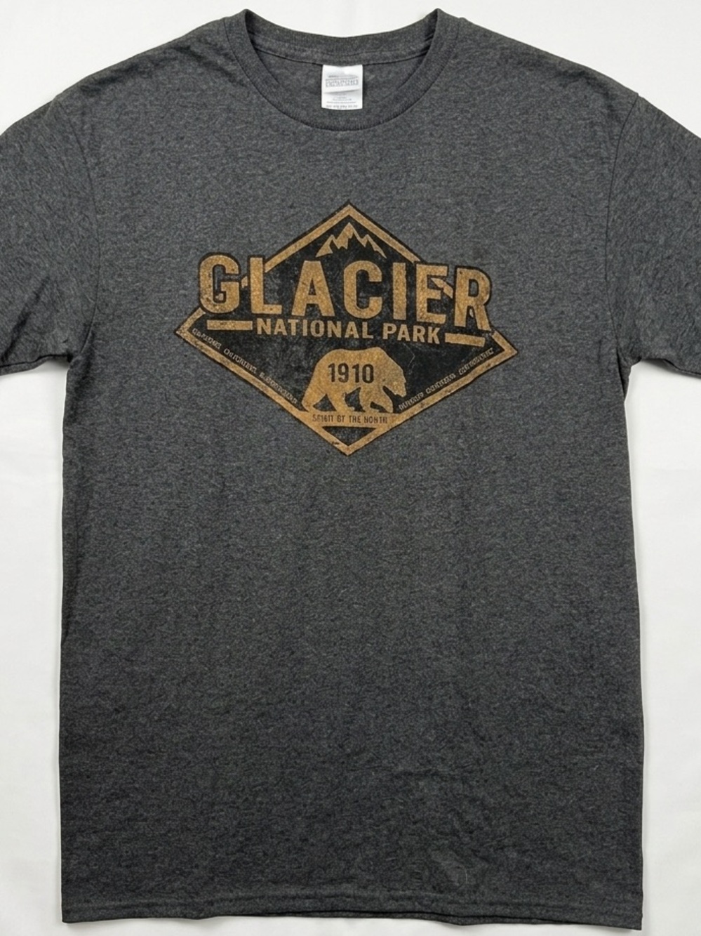Delta Pro Weight Glacier National Park 1910 Unisex Short Sleeve Shirt Size M
